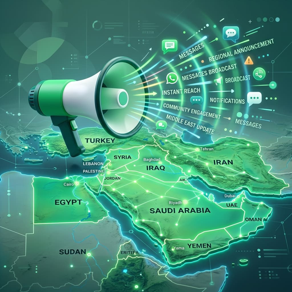 التسويق عبر واتساب في الشرق الأوسط: حملات بث ناجحة